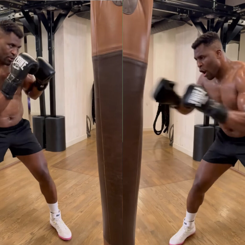 Francis Ngannou prépare activement son retour en boxe