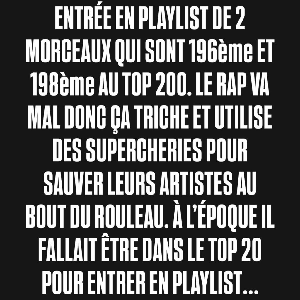 « Le rap va mal » : Booba pousse un coup de gueule envers Skyrock