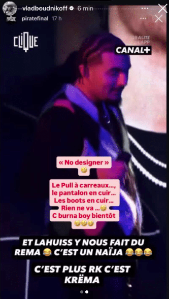 Aya Nakamura : son ex Vladimir Boudnikoff s'en prend à RK, "c'est pour nous faire oublier ?"