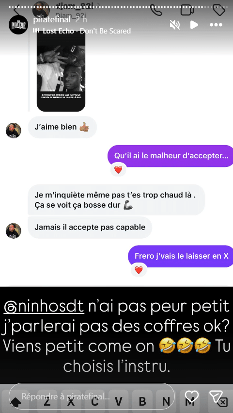 Booba s'en prend de nouveau à Ninho : "je l'envoie en enfer et..."