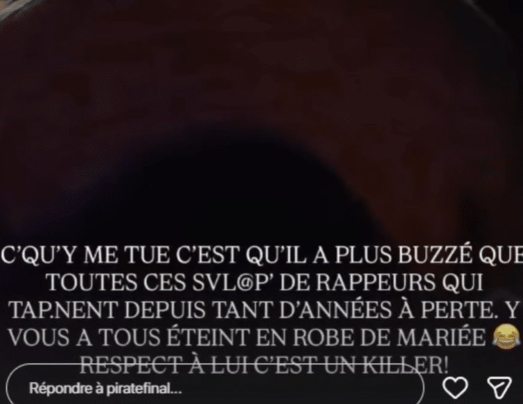 « Il vous a tous éteint... » : Booba félicite le rappeur qui a lâché un freestyle en robe de mariée dans Planète Rap sur Skyrock